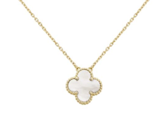 White 1i Van Cleef Necklace 