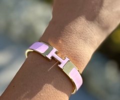 Pink Hermes bangle 